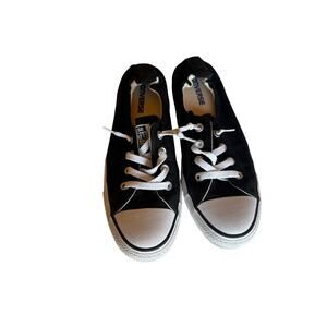 EUC Converse Chuck Taylor Womens Slip On Shoe Black Size 9